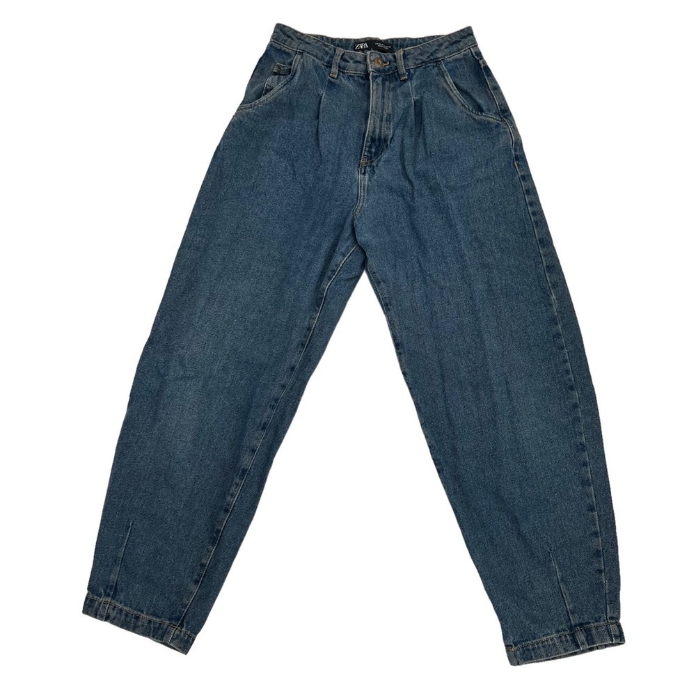 Zara Baggy Tapered Leg Jeans Size 4 Women’s